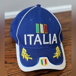 Men’s Italy Italia adjustable blue red white and green hat